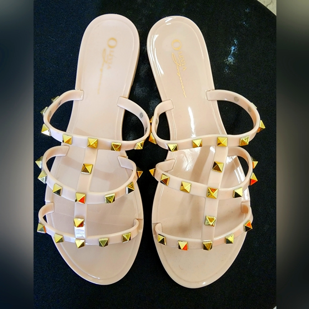 Pyramid Stud Sandals